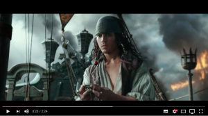 最新作の予告編動画公開！映画『パイレーツ・オブ・カリビアン/最後の海賊』。若い頃のジャック・スパロウが登場。