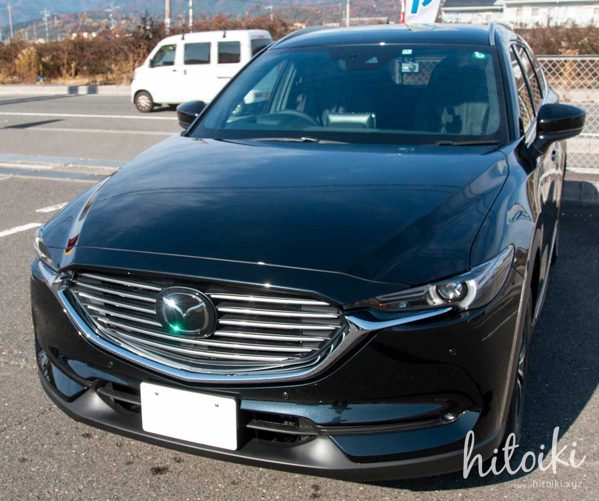 Mazda Cx 8の新車コーティングにキーパーラボのクリスタルキーパーを施工 黒色車でも効果を実感 Hitoiki