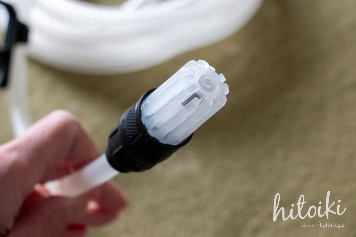 KARCHER OC Handy Compact(ケルヒャー ハンディエア コンパクト)の自吸用ホースのフィルター部分